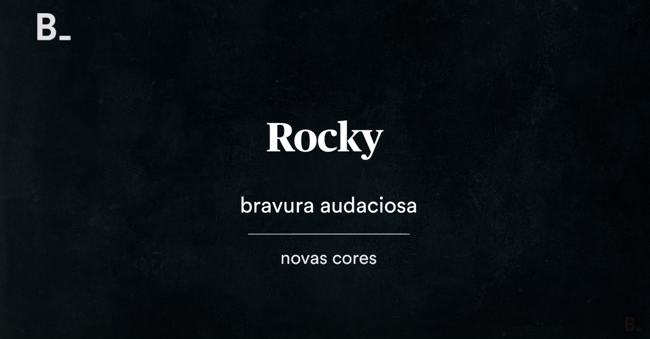 Rocky - novas cores 